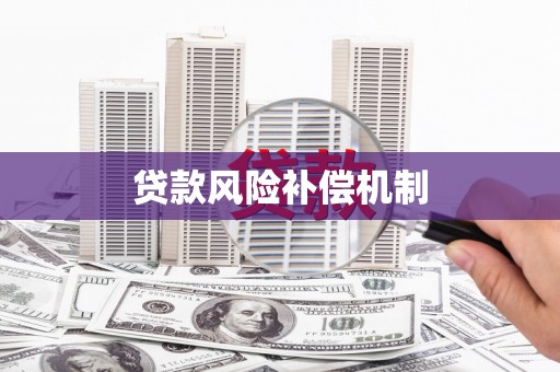 乐昌贷款风险补偿机制