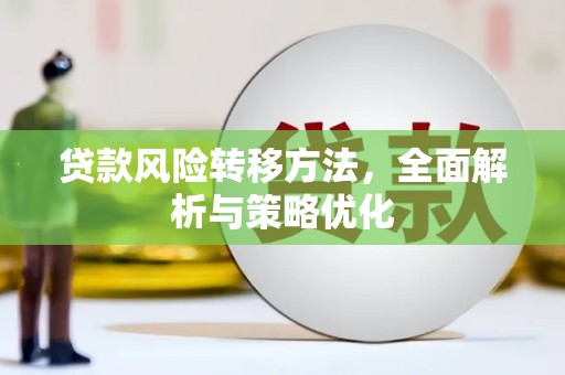 乐昌贷款风险转移方法，全面解析与策略优化