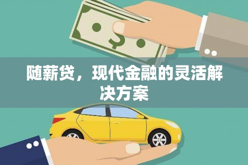 乐昌随薪贷，现代金融的灵活解决方案