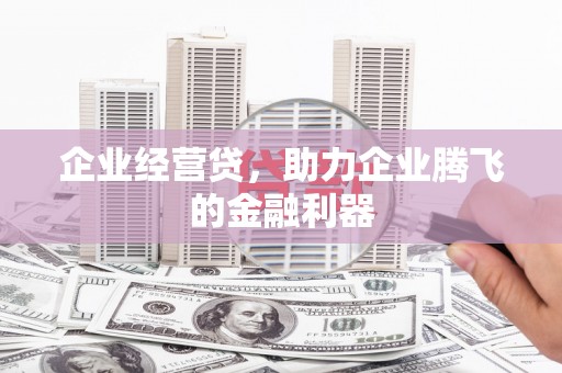 乐昌企业经营贷，助力企业腾飞的金融利器