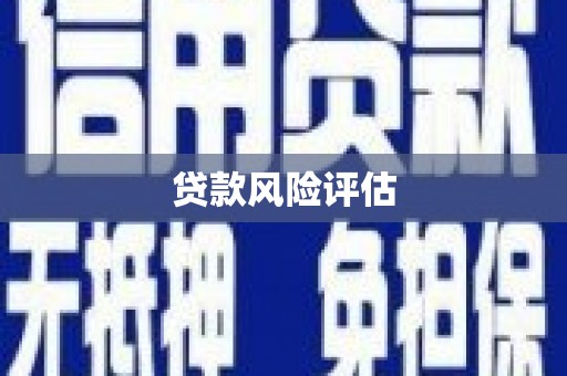 乐昌贷款风险评估