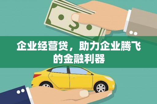 乐昌企业经营贷，助力企业腾飞的金融利器
