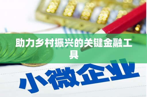 乐昌助力乡村振兴的关键金融工具