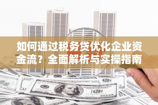 乐昌如何通过税务贷优化企业资金流？全面解析与实操指南