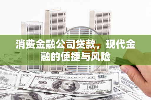 乐昌消费金融公司贷款，现代金融的便捷与风险
