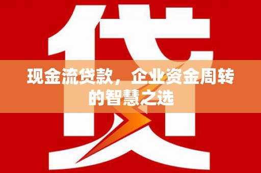 乐昌现金流贷款，企业资金周转的智慧之选