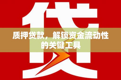 乐昌质押贷款，解锁资金流动性的关键工具