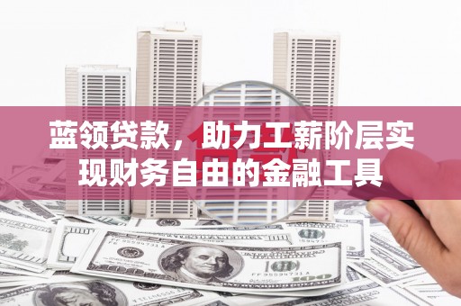 乐昌蓝领贷款，助力工薪阶层实现财务自由的金融工具