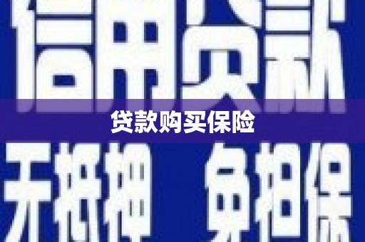 乐昌贷款购买保险