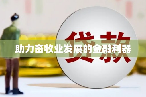 乐昌助力畜牧业发展的金融利器